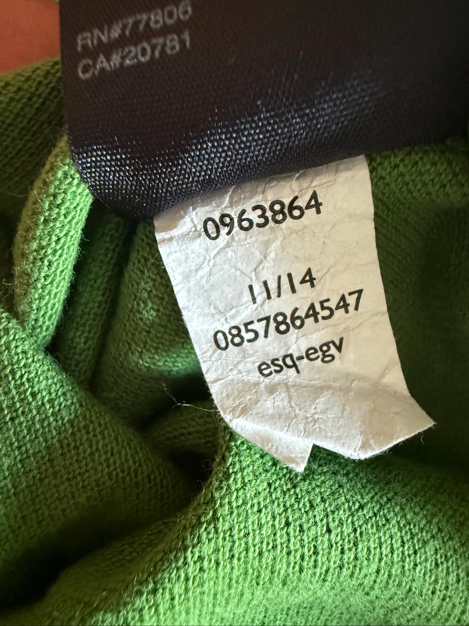 Men's Tommy Hilfiger S Classic Fit green polo – 100% cotton – photo 10